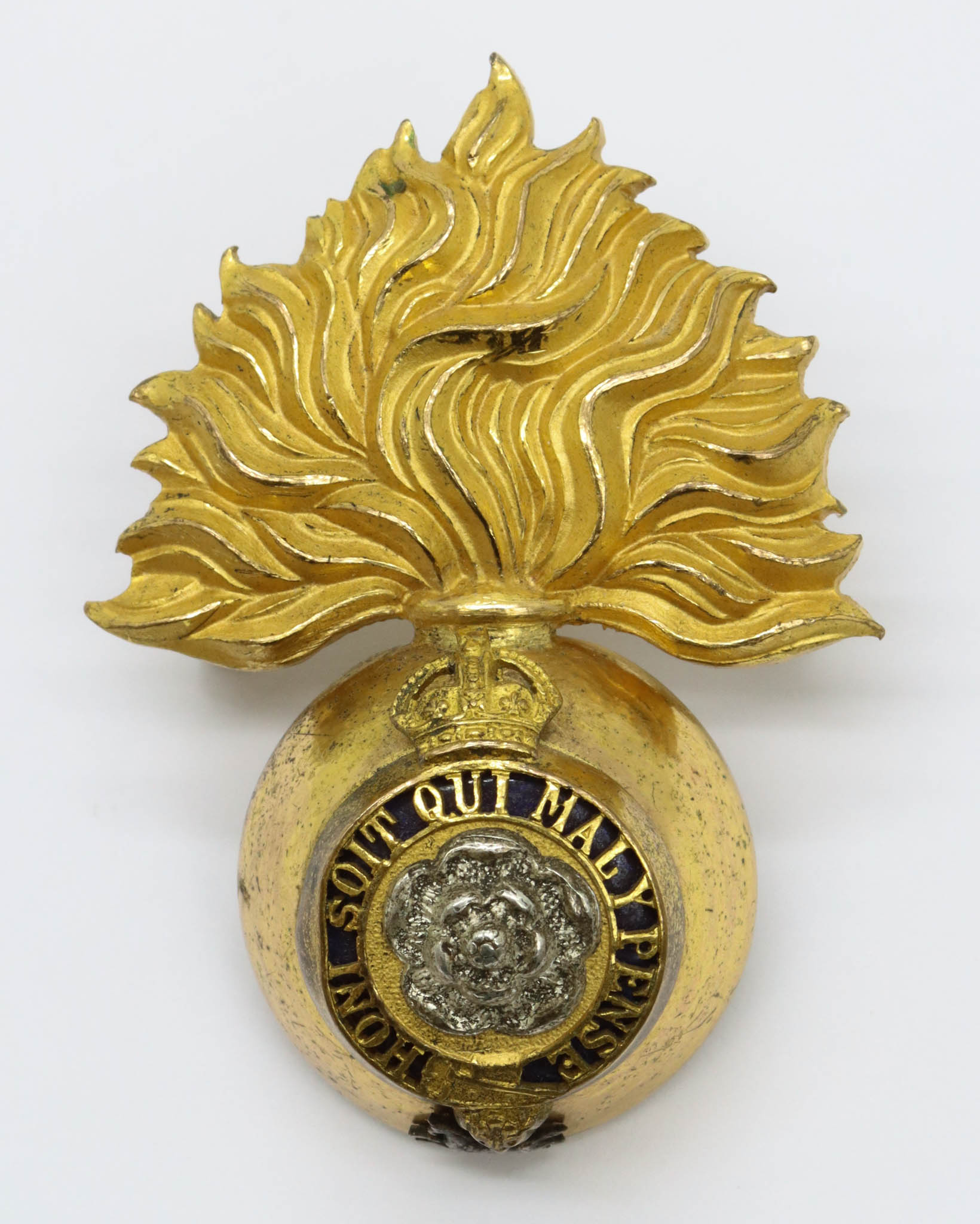 Royal Fusiliers (City of London Regiment) Officer's Dress Cap Badge - King's Crown