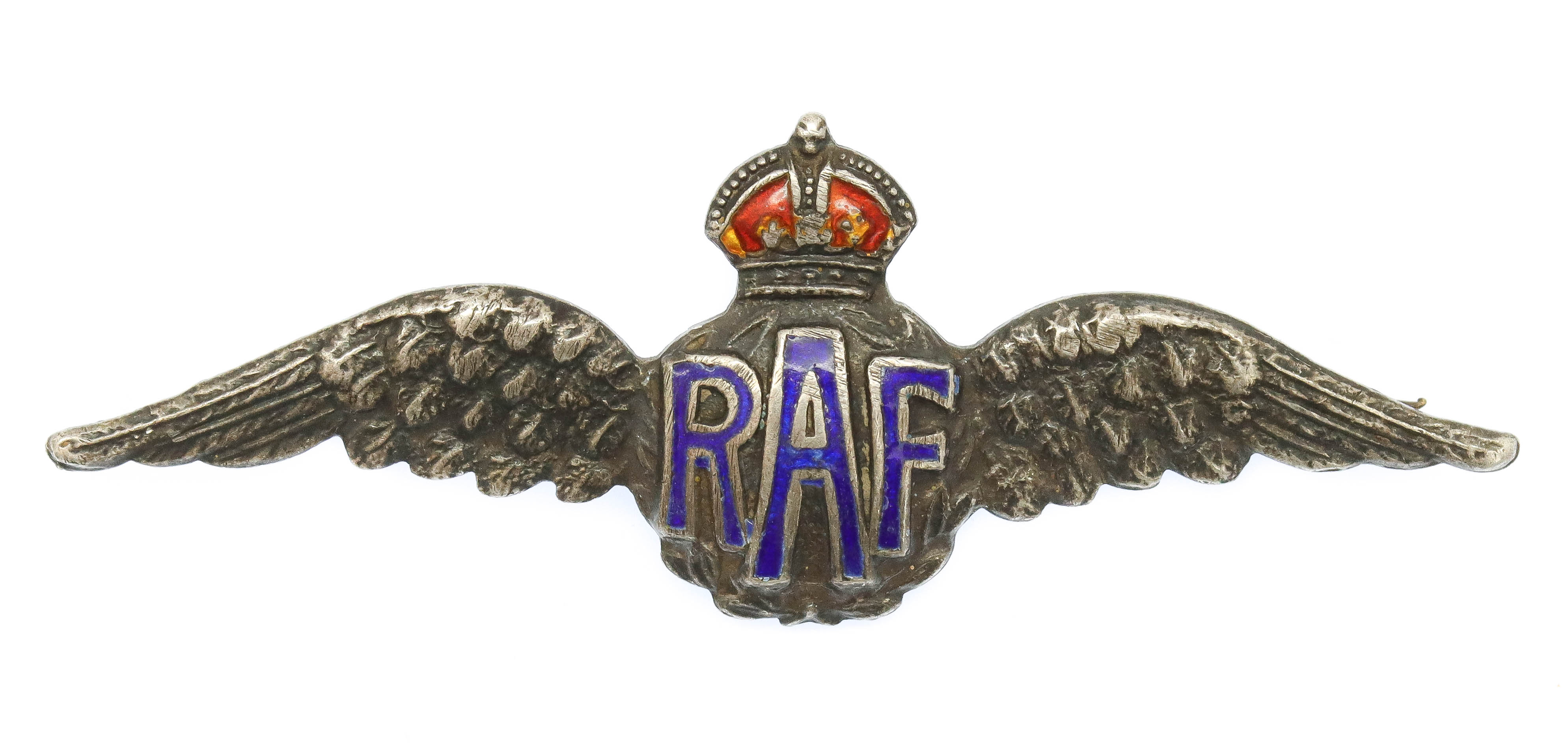 Royal Air Force (R.A.F.) Silver & Enamel Sweetheart Brooch