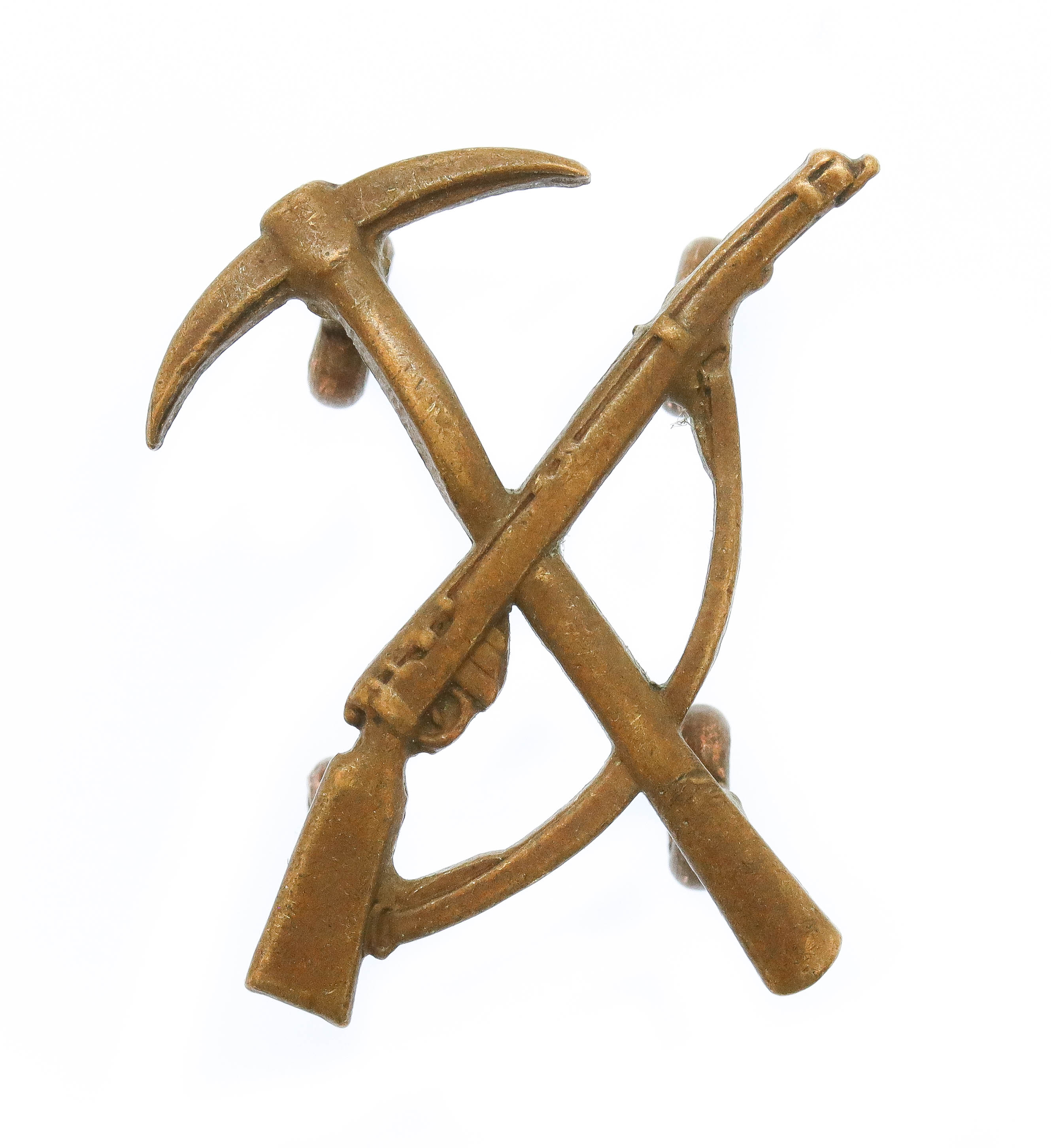 WWI Pioneer Battalions Collar Badge 