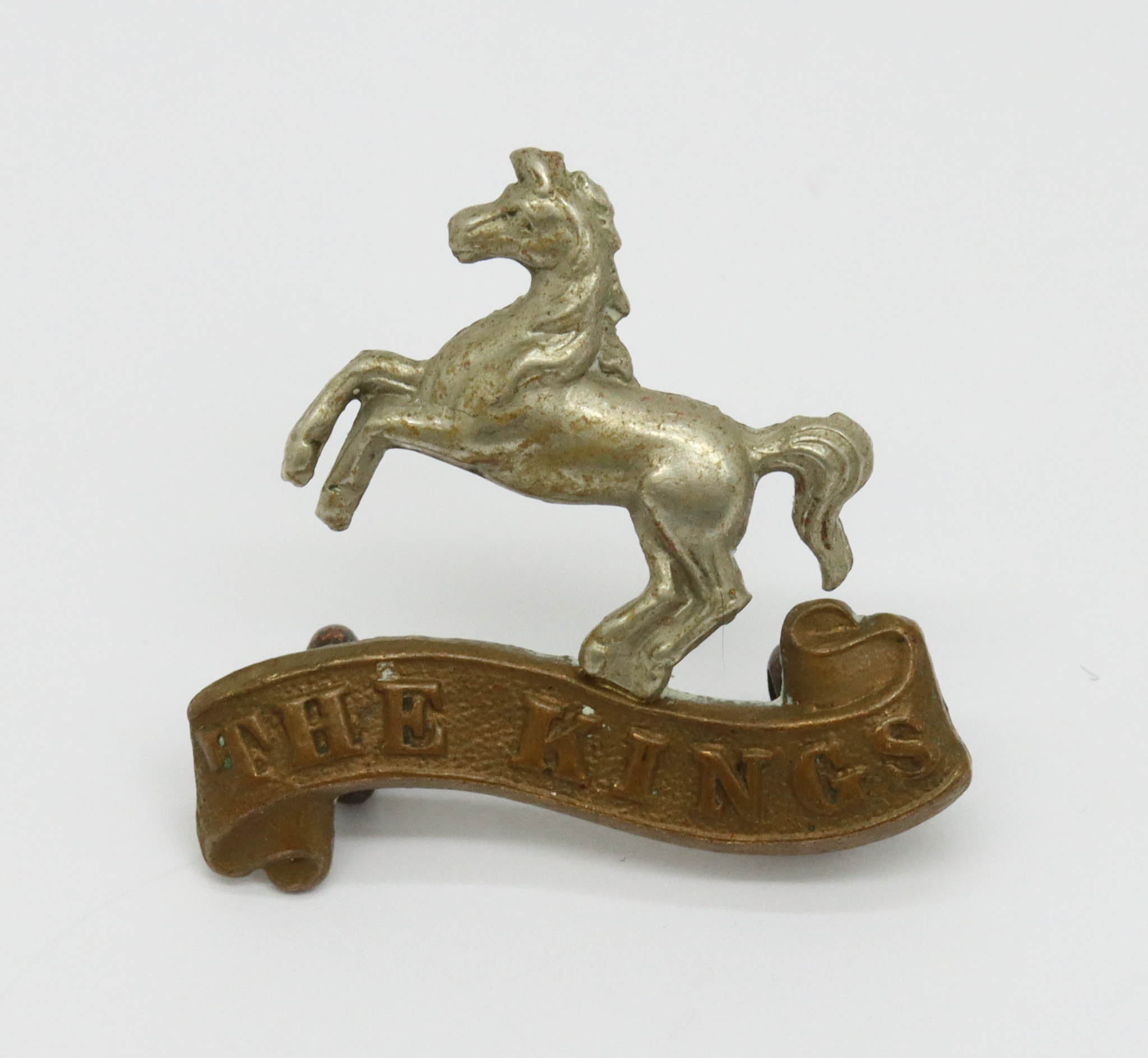 Victorian The King's (Liverpool) Regiment Collar Badge