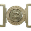 Mauritius Police Waist Belt Clasp Buckle - King's Crown
