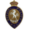 Kent Count Constabulary Special Police Enamelled Lapel Badge