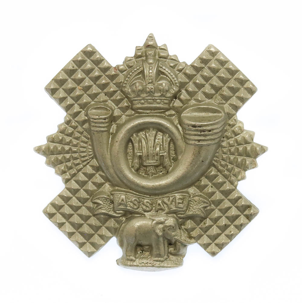 Highland Light Infantry (H.L.I.) Collar Badge - King's Crown