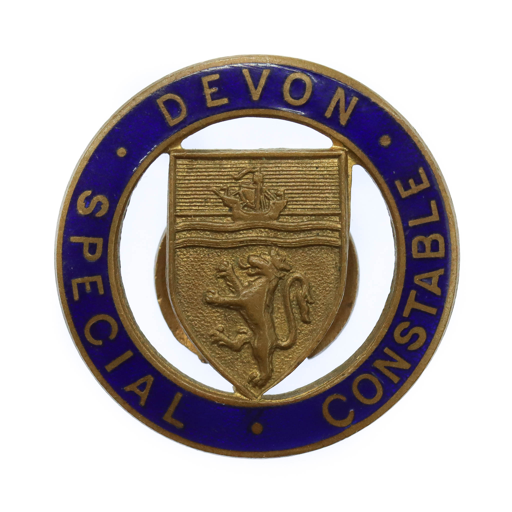 Devon Special Constable Enamelled Lapel Badge
