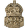 WW2 Air Raid Precautions (A.R.P.) 1938 Hallmarked Silver Lapel Badge