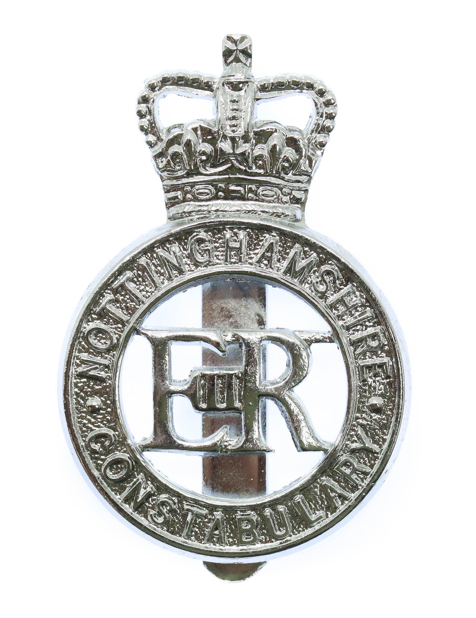 Nottinghamshire Constabulary Cap Badge - Queen's Crown