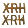 Pair of 10th Royal Hussars (XRH) Shoulder Titles