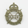 24th Lancers Collar Badge - King's Crown