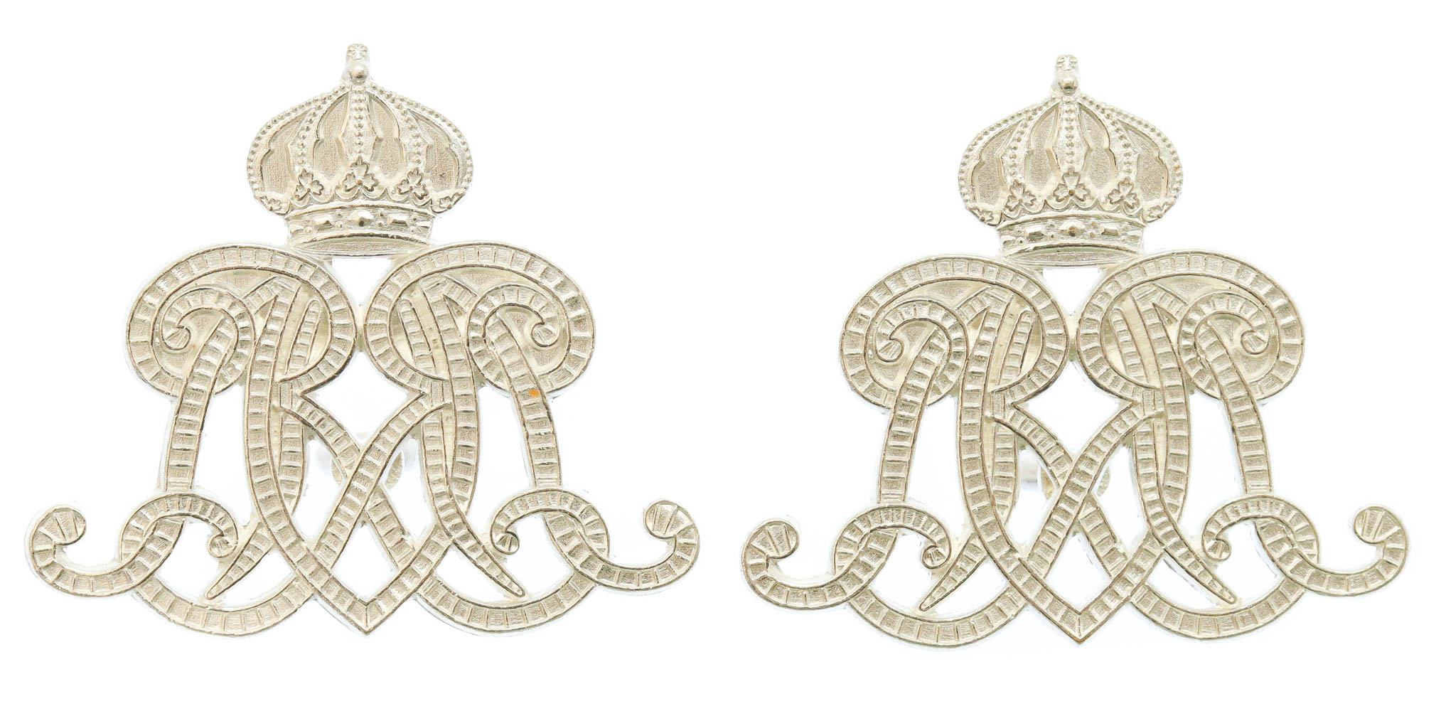 Pair of Royal Lancers Other Ranks Collar Badges