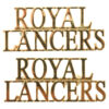 Pair of Royal Lancers (ROYAL/LANCERS) Shoulder Titles