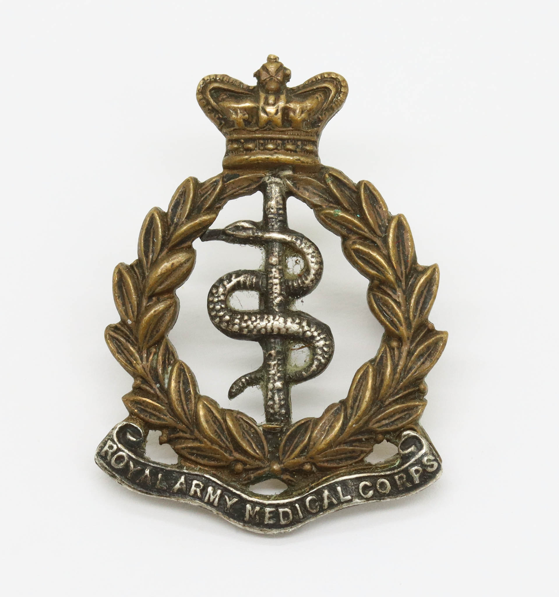 Victorian Royal Army Medical Corps (R.A.M.C.) Officer's Collar Badge
