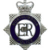 Northumbria Police Senior Officer's Enamelled Cap Badge - Queen's Crown
