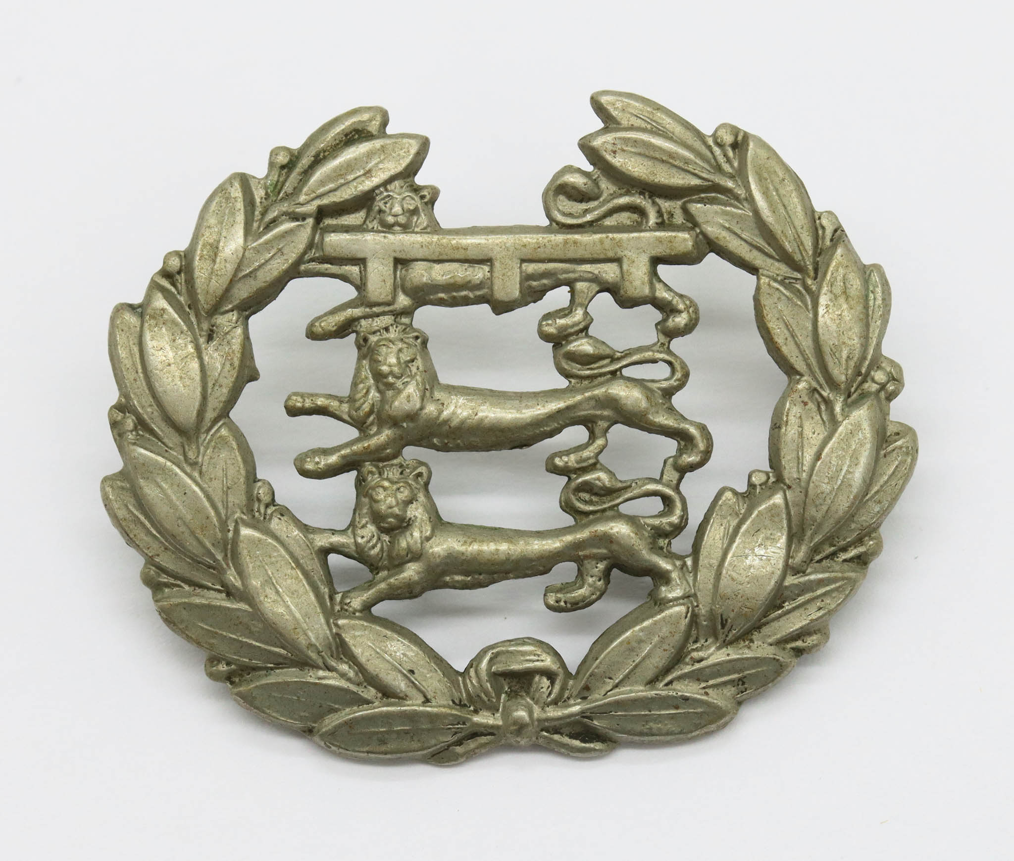 1st Volunteer Bn. Leicestershire Regiment Collar Badge (Pre 1908)
