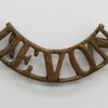 Devonshire Regiment (DEVON) Shoulder Title
