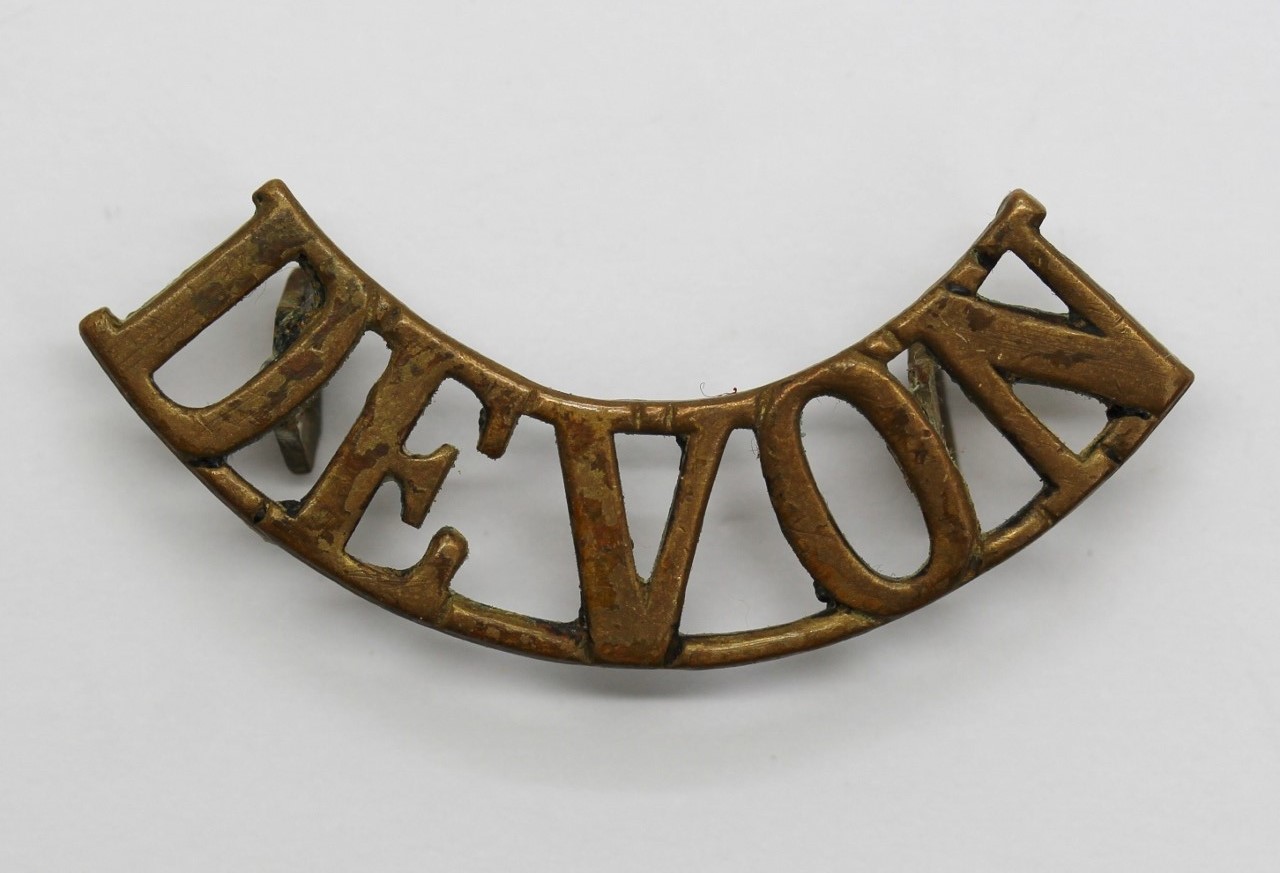 Devonshire Regiment (DEVON) Shoulder Title