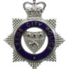 Leeds City Police Senior Officer's Enamelled Cap Badge - Queen's Crown