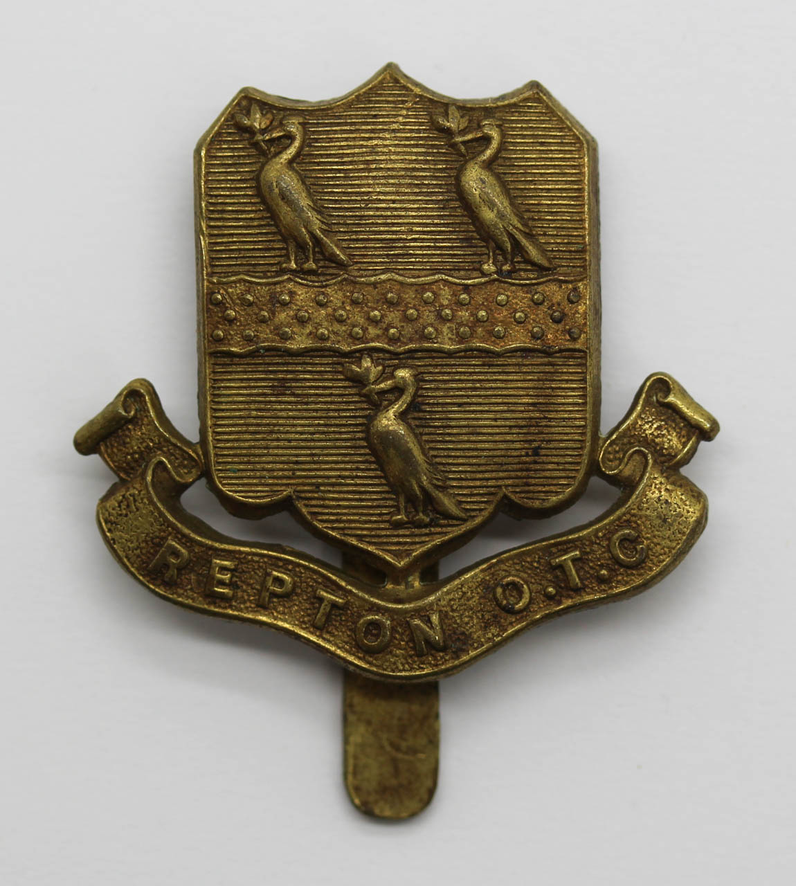 Repton School O.T.C. Cap Badge