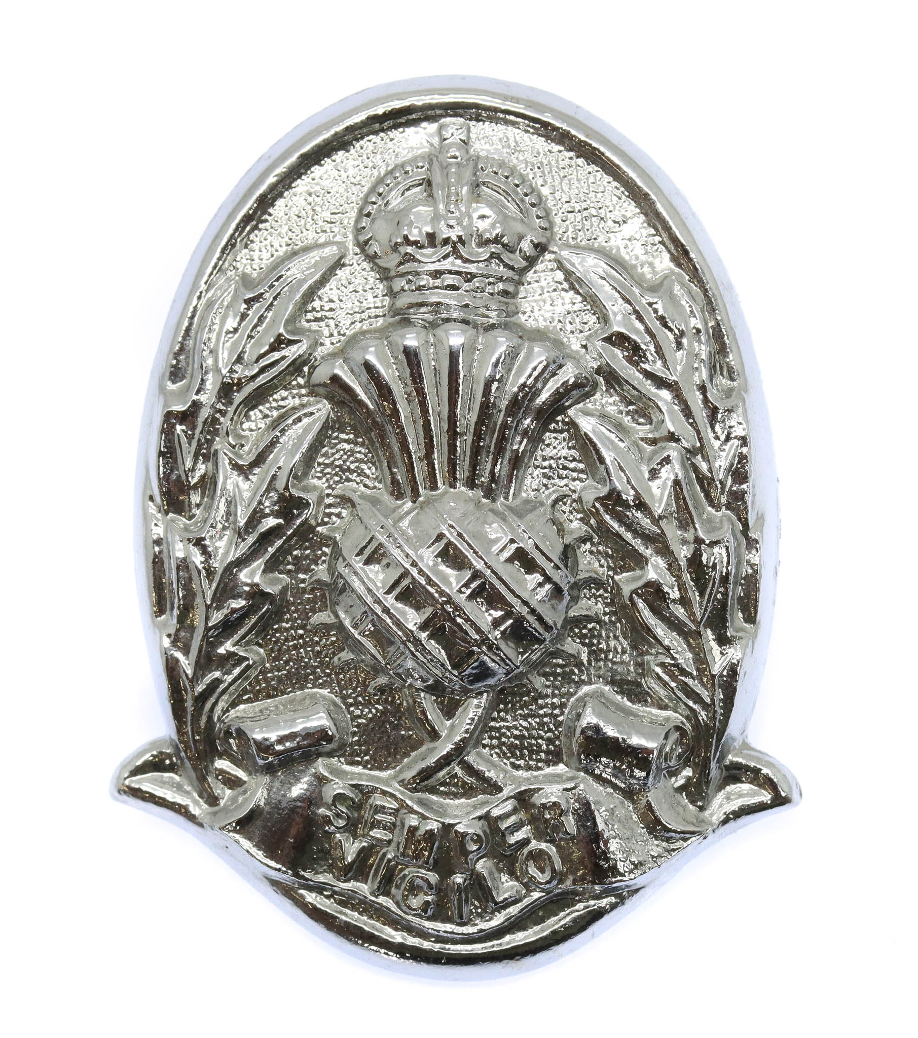 Scottish Police Forces Cap Badge - King's Crown