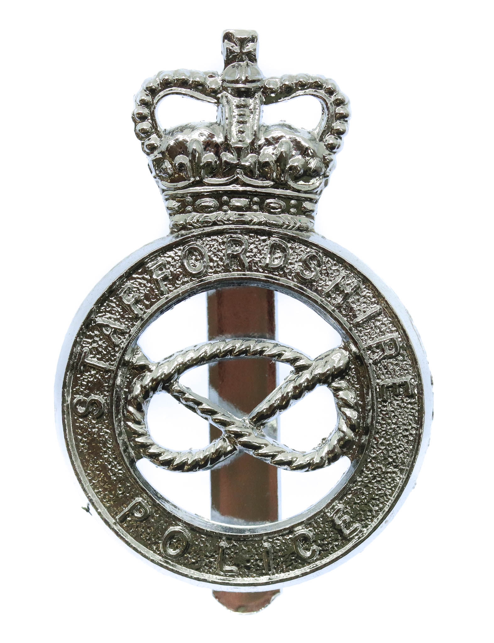 Staffordshire Police Cap Badge - Queen's Crown