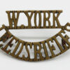 7th & 8th Bns. (Leeds Rifles) West Yorkshire Regiment (W.YORK/LEEDS RIFLES) Shoulder Title