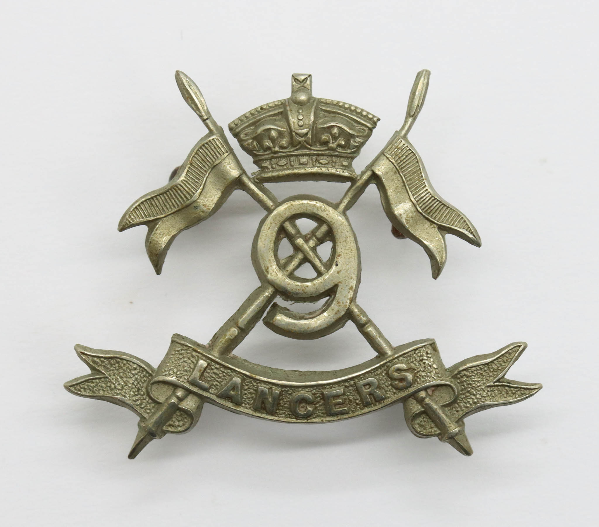 Victorian 9th Lancers Collar Badge