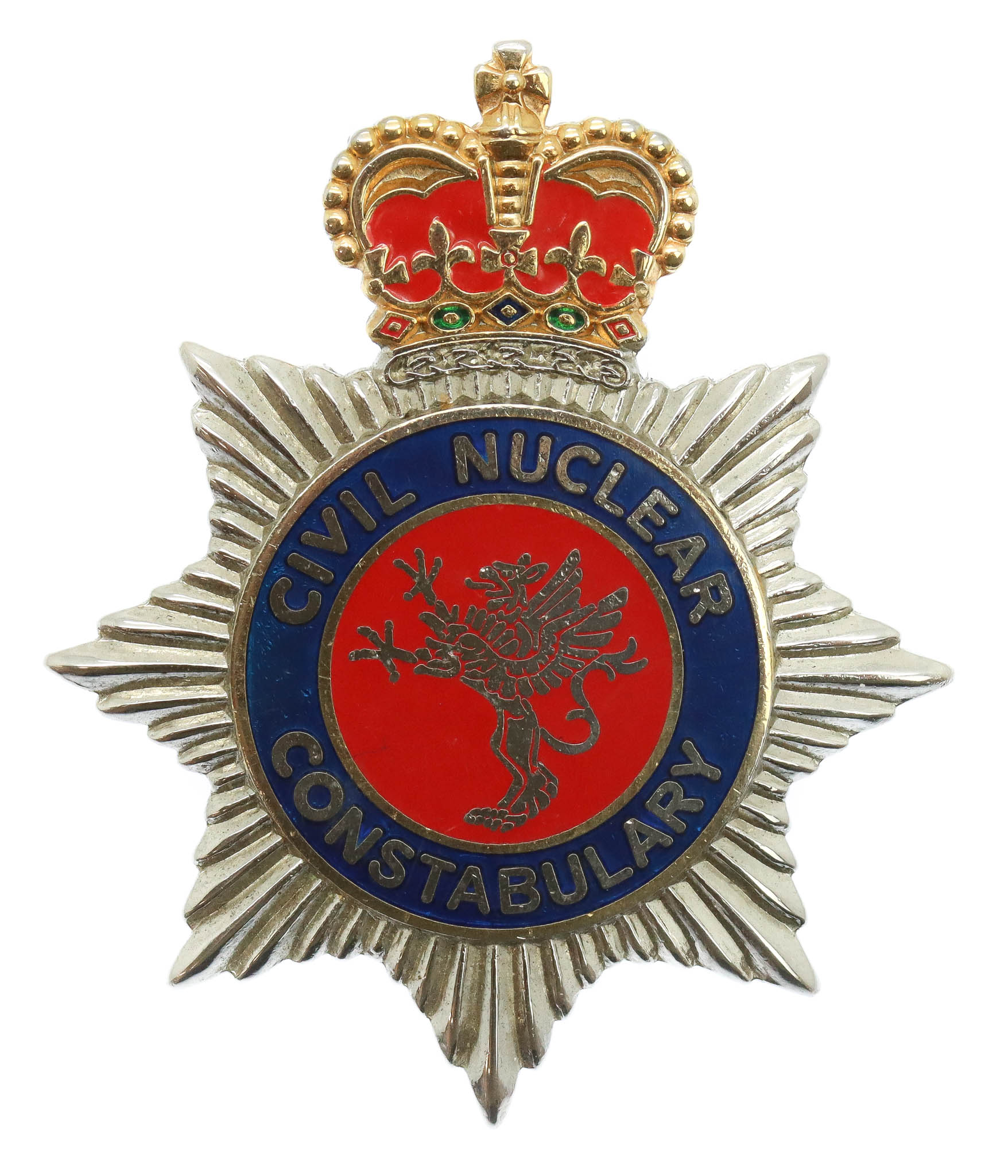 Civil Nuclear Constabulary Enamelled Cap Badge