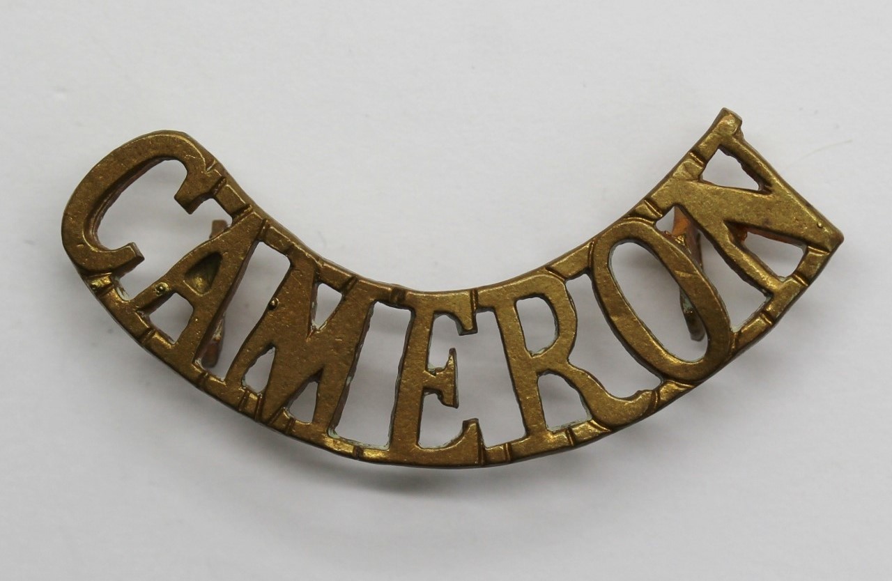 Queen's Own Cameron Highlanders (CAMERON) Shoulder Title
