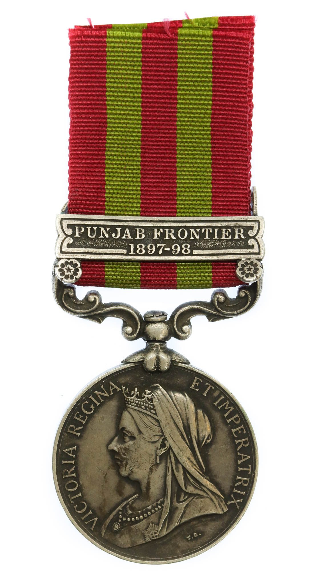 1895 India General Service Medal (Clasp - Punjab Frontier 1897-98) - Sowar Harnam Singh, 1st Central Indian Horse