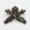 WW1 Guards Machine Gun Regiment Officer's Sterling Silver Collar Badge