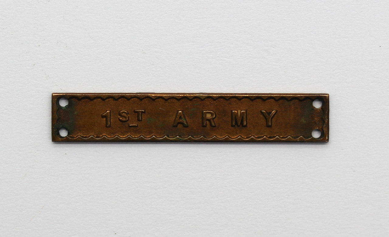 WW2 1st Army Medal Clasp for Africa Star