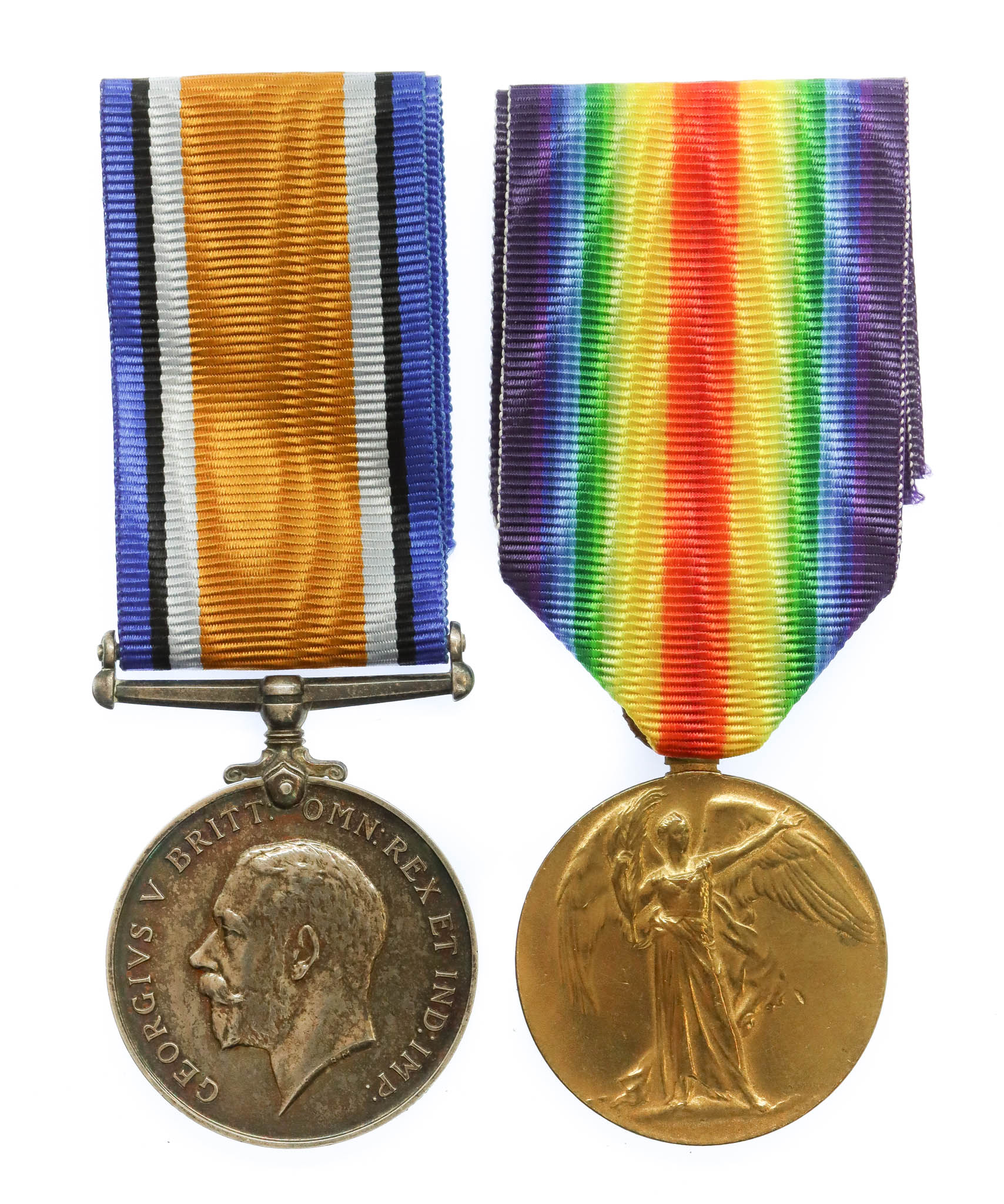 WW1 British War & Victory Medal Pair - Gnr. E. Phillips, Royal Artillery