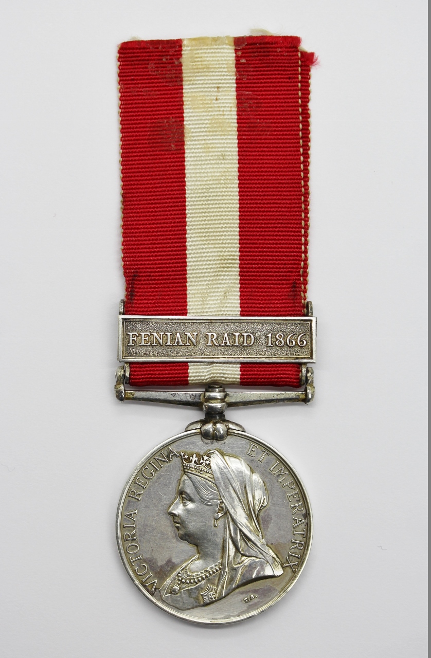 Canada General Service Medal 1866-1870 (Clasp - Fenian Raid 1866) - Cl. Sgt. R. Orr, 7th London Light Infantry