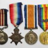 WW1 Military Medal, 1914-15 Star, British War & Victory MID Medal Group - B.Q.M. Sjt. F. Fields, Royal Field Artillery
