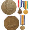 WW1 Family Casualty Medal Group to the Richards Brothers