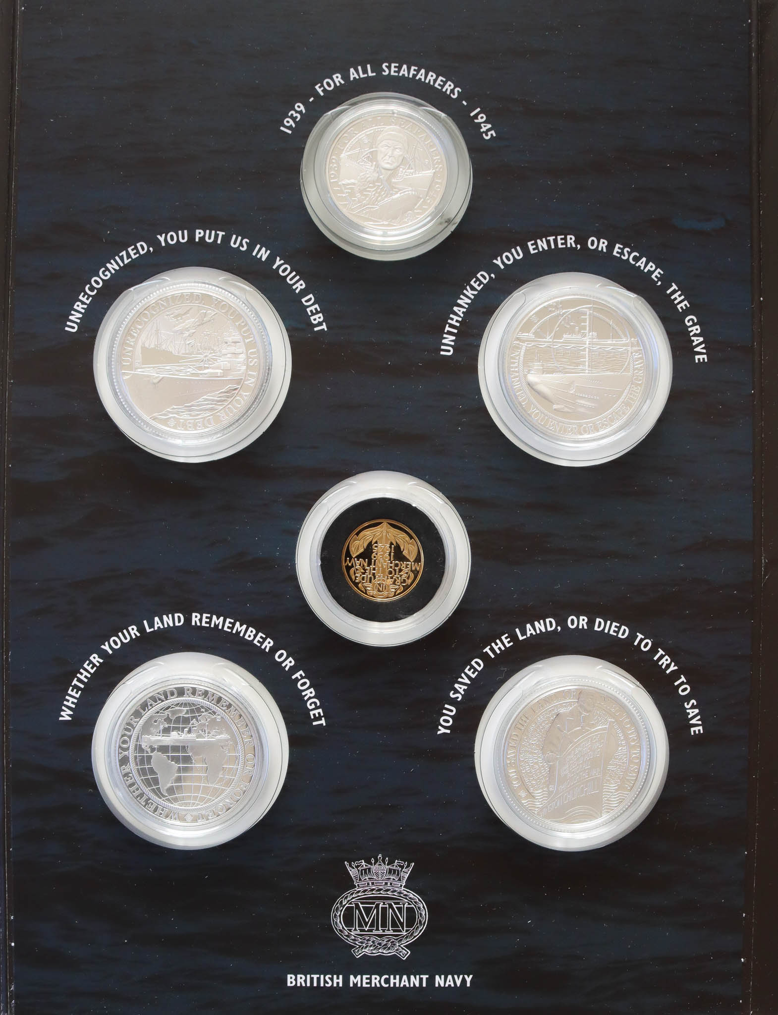 2016 The Battle of the Atlantic 1939-1945 Coin Set in Case including 24ct Gold £10