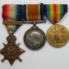WW1 1914 Mons Star Medal Trio - Pte. C.A. Morley, 2nd Bn. Yorkshire Regiment