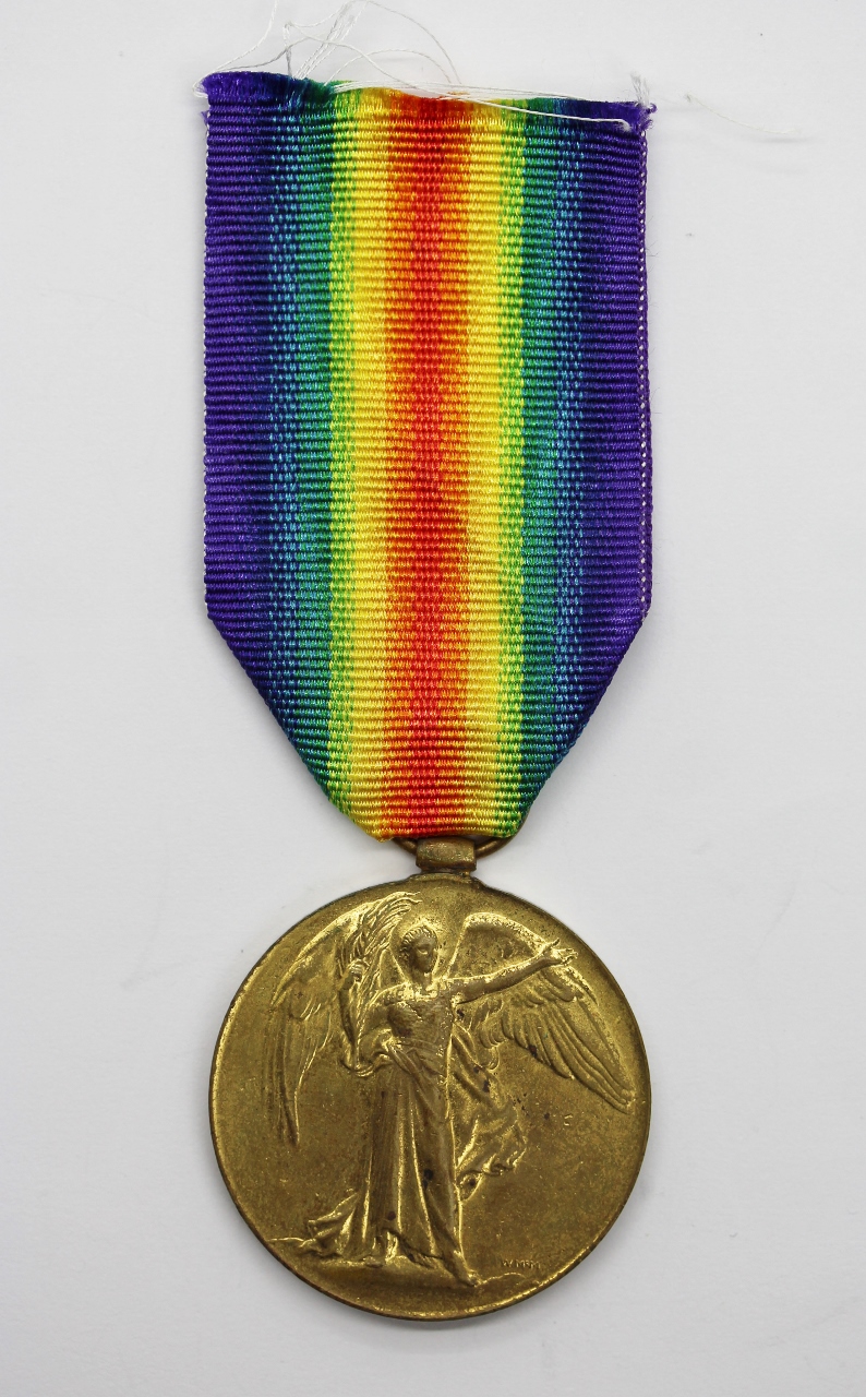 WW1 Victory Medal - S.P.O. G.H. Clark, Royal Navy, HMS Goliath - K.I.A. (Gallipoli)