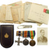 WW1 Military Cross and Bar Medal Group of Three - Lieut. J.R. McIlroy, Royal Inniskilling Fusiliers