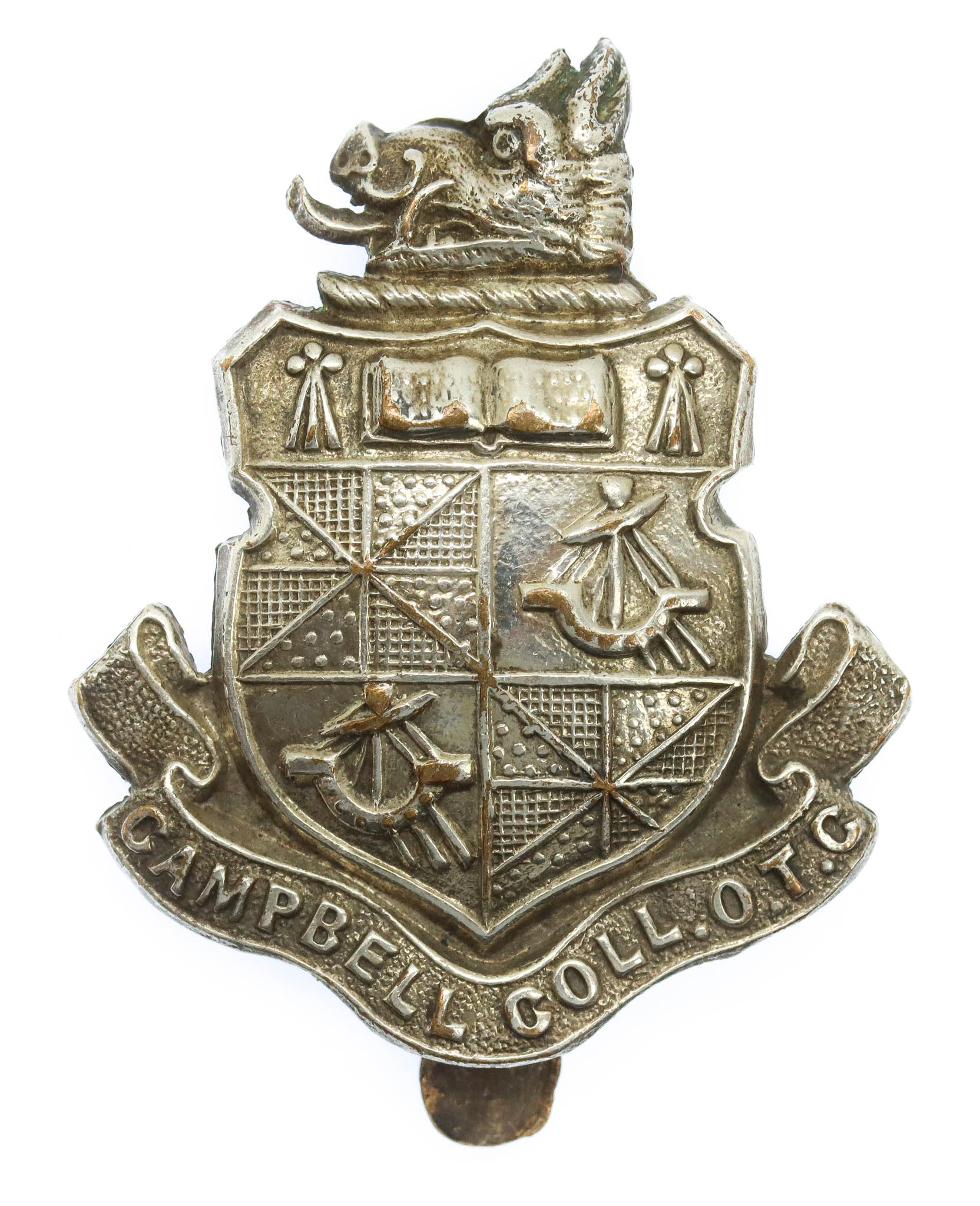 Campbell College, Belfast O.T.C. Cap Badge