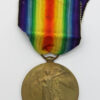 WW1 Victory Medal - Pte. W. Mullen, Royal Scots - Wounded In Action