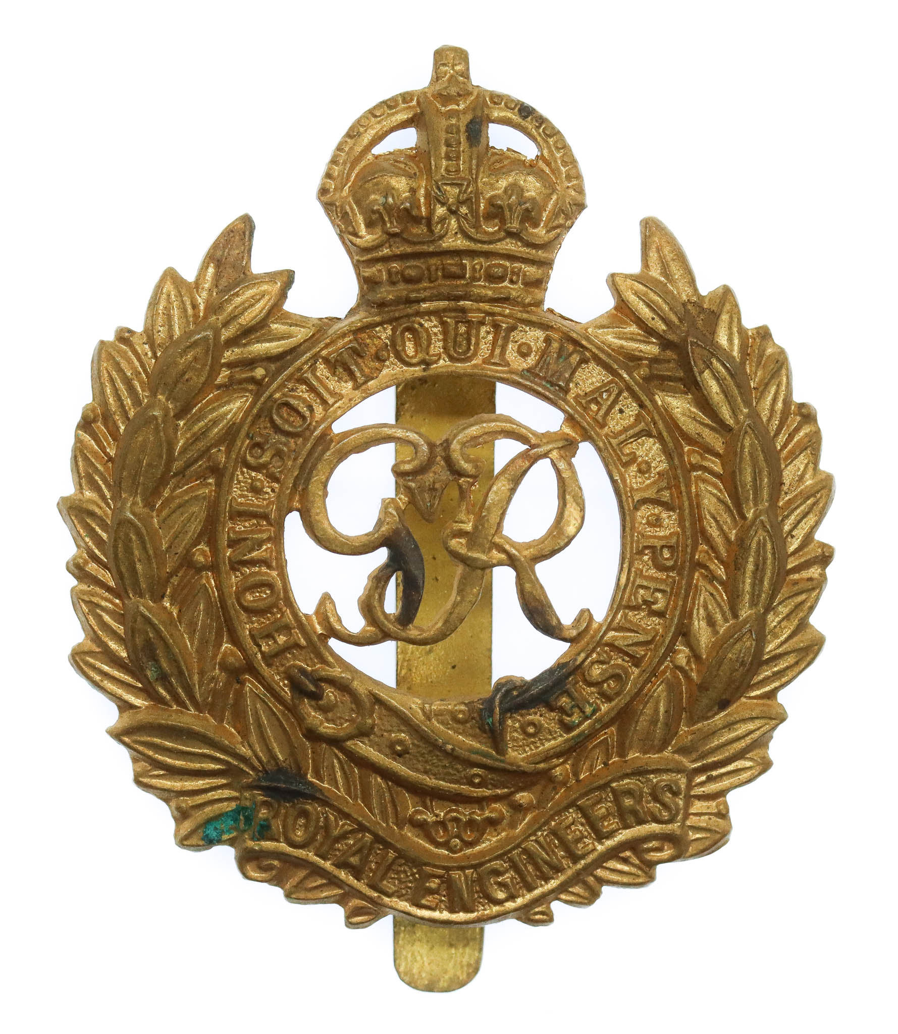 George VI Royal Engineers Cap Badge
