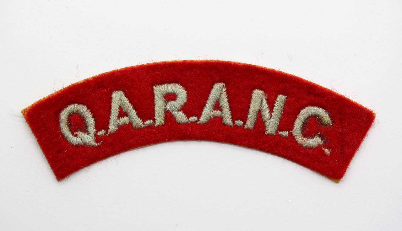 Queen Alexandra's Royal Army Nursing Corps (Q.A.R.A.N.C.) Cloth Shoulder Title