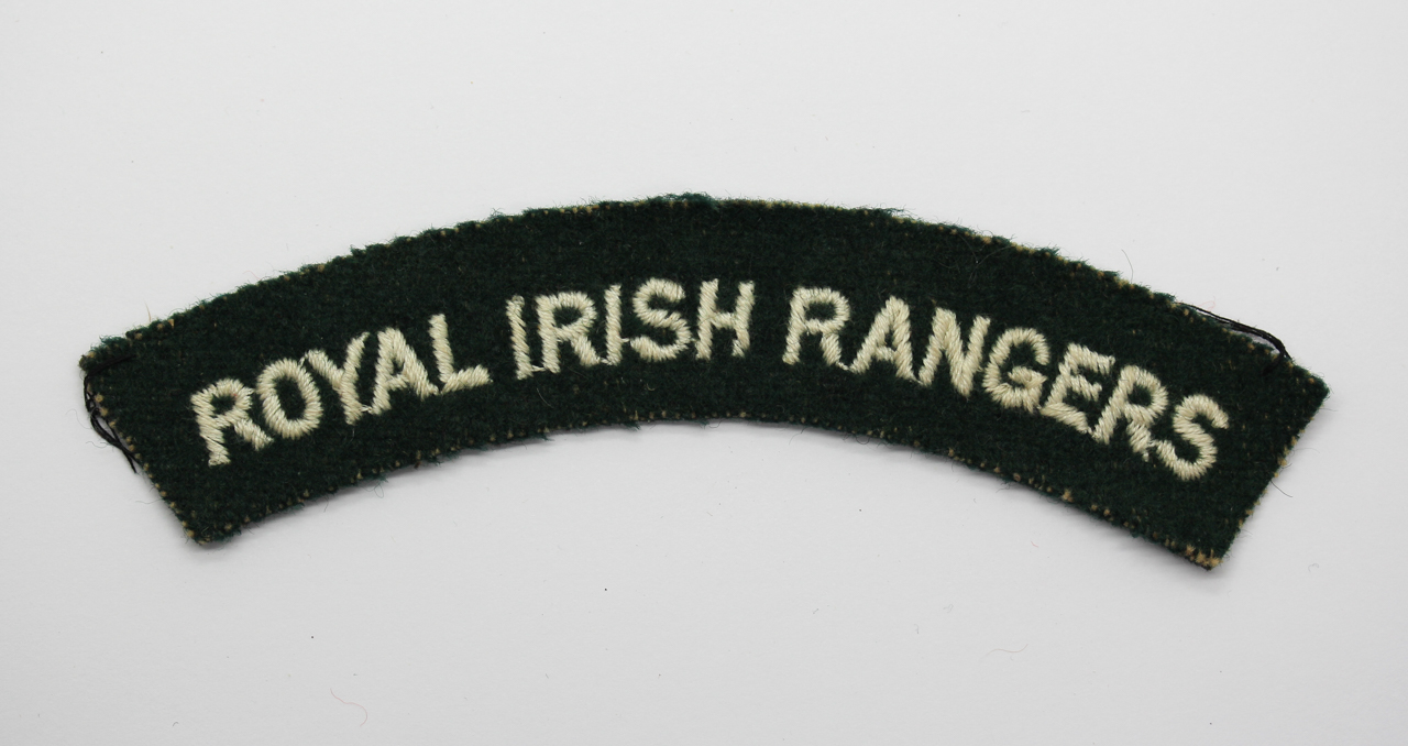 Royal Irish Rangers (ROYAL IRISH RANGERS) Cloth Shoulder Title