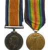 WW1 British War & Victory Medal Pair - Pte. E. Pearson, 2nd Bn. West Yorkshire Regiment - K.I.A.