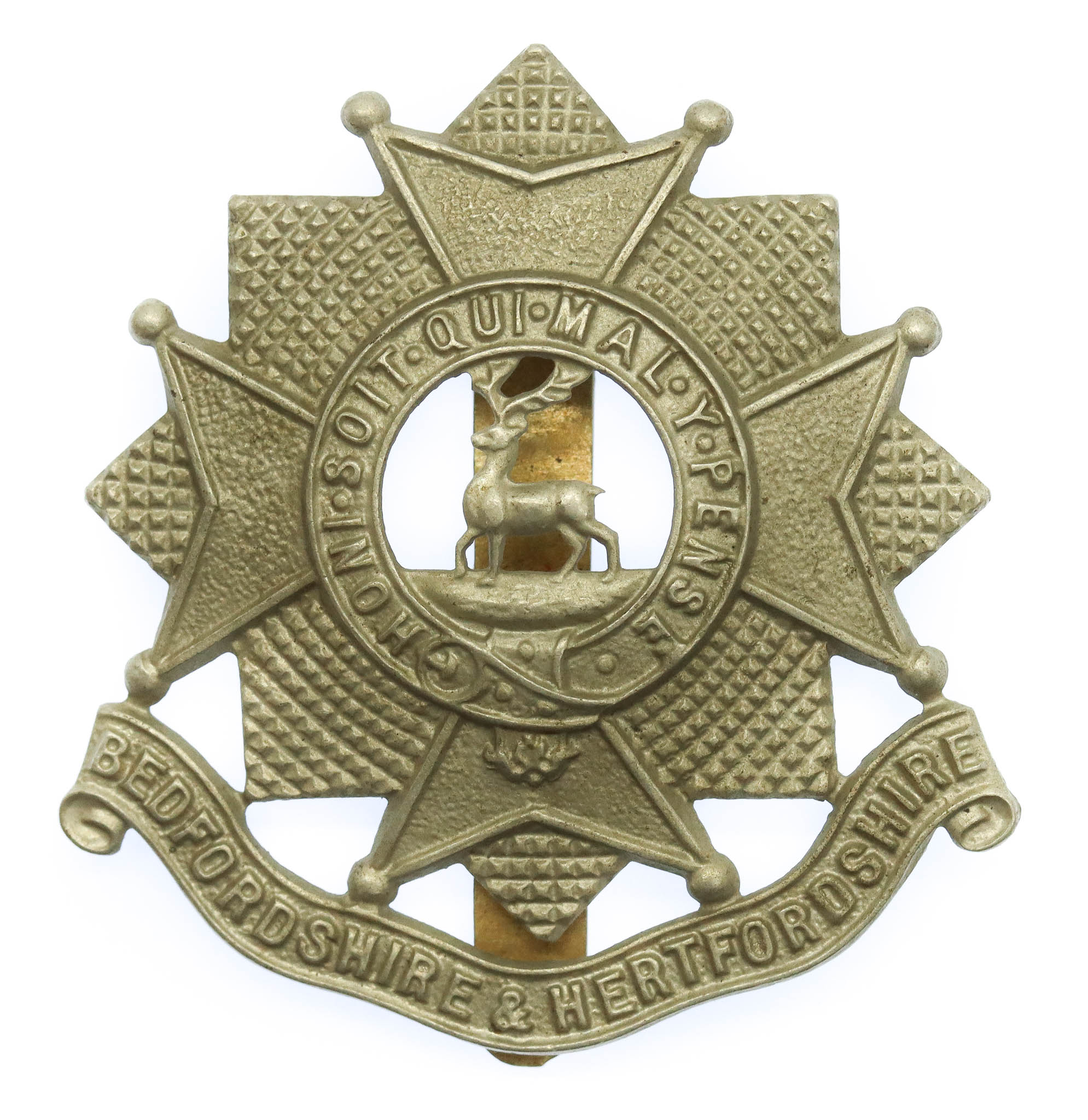 Bedfordshire & Hertfordshire Regiment Cap Badge
