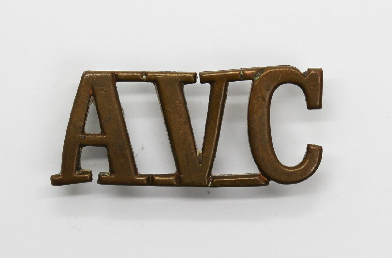 Army Veterinary Corps (A.V.C.) Shoulder Title