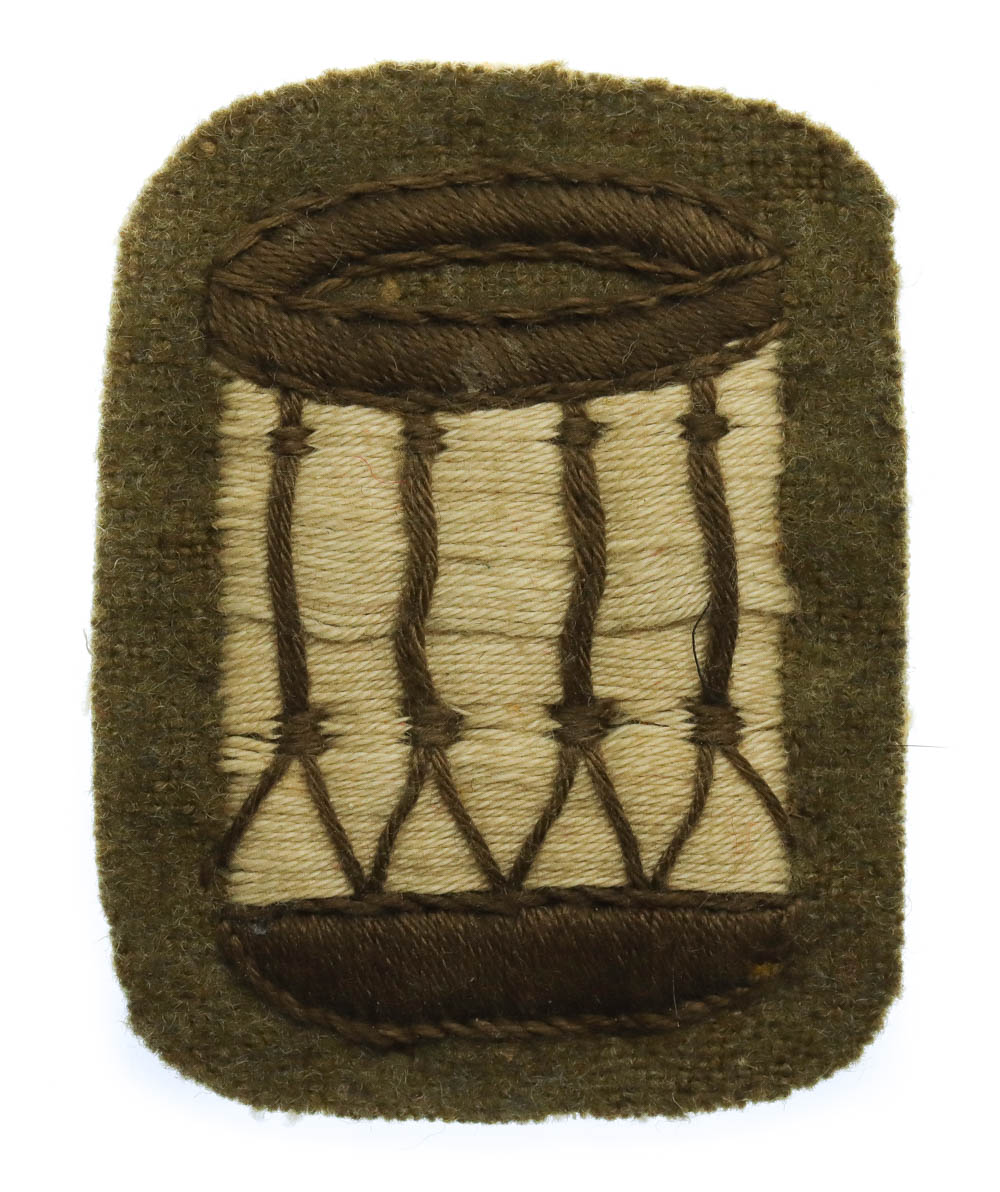 British Army Drummers Drum Cloth Trade Badge