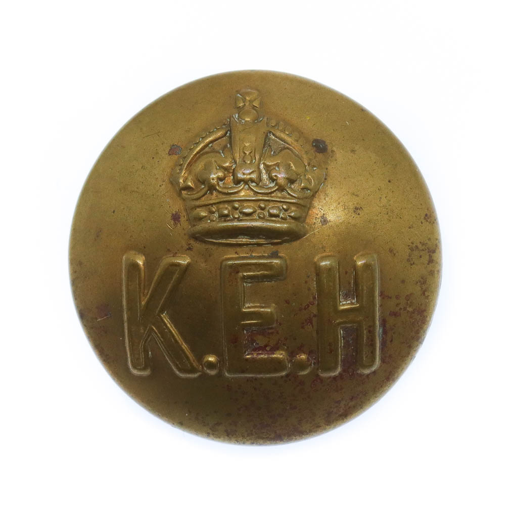 King Edward's Horse (K.E.H.) Button - King's Crown (26mm)