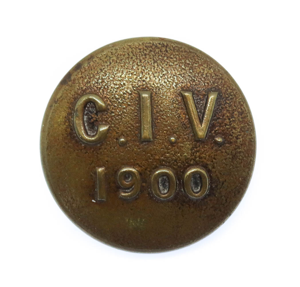 Boer War City of London Imperial Volunteers (C.I.V./1900) Button (24mm)