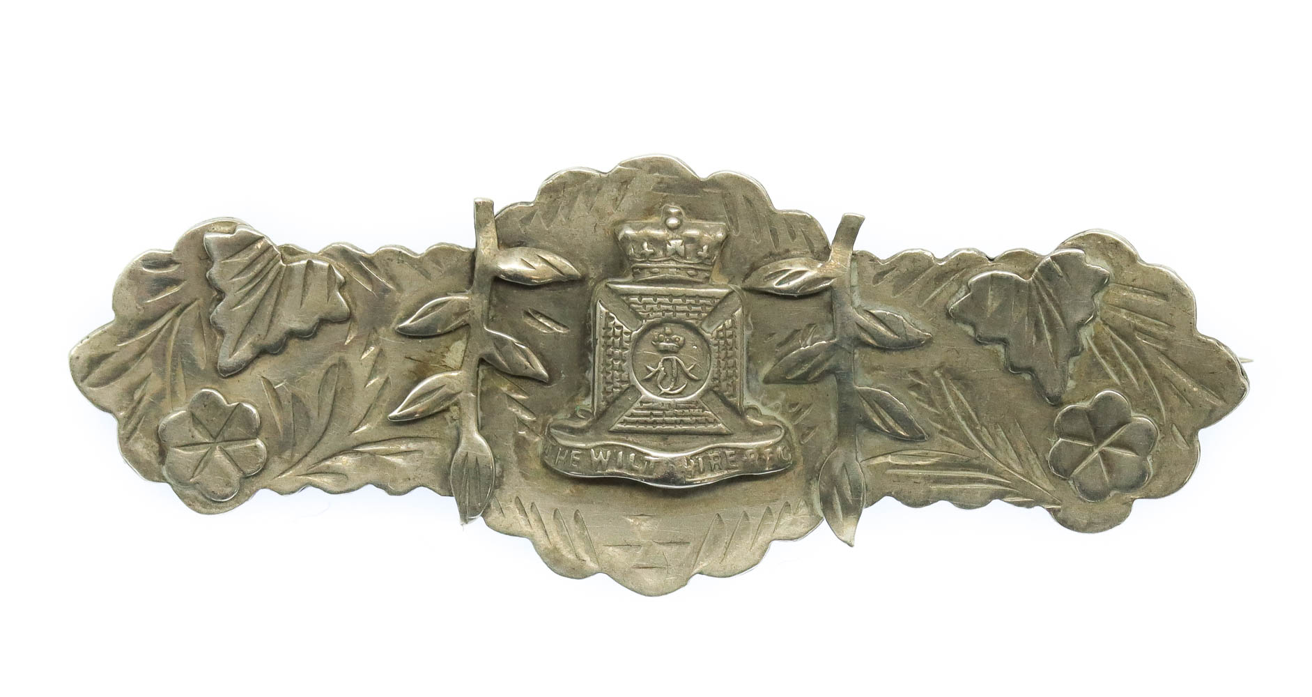 Wiltshire Regiment 1912 Hallmarked Silver Sweetheart Brooch